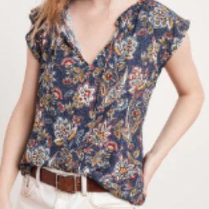 VELVET by Graham and Spencer floral top size medium